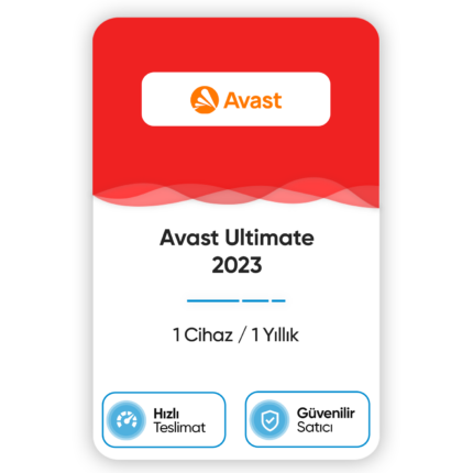 Avast Ultimate 2023 – 1 Yıllık