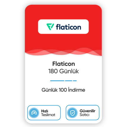 Flaticon – 180 Günlük