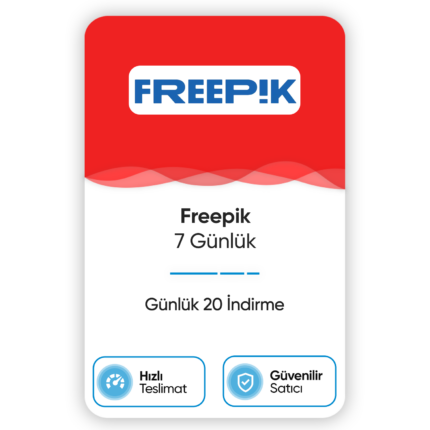 Freepik – 7 Günlük Panel Girişli