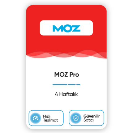 Moz Pro – 4 Haftalık