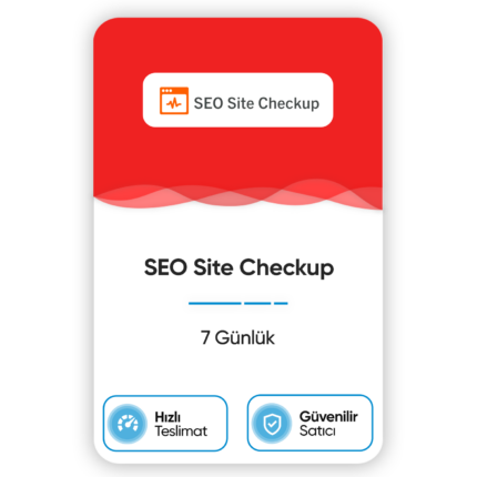 SEO Sitecheckup – 7 Günlük